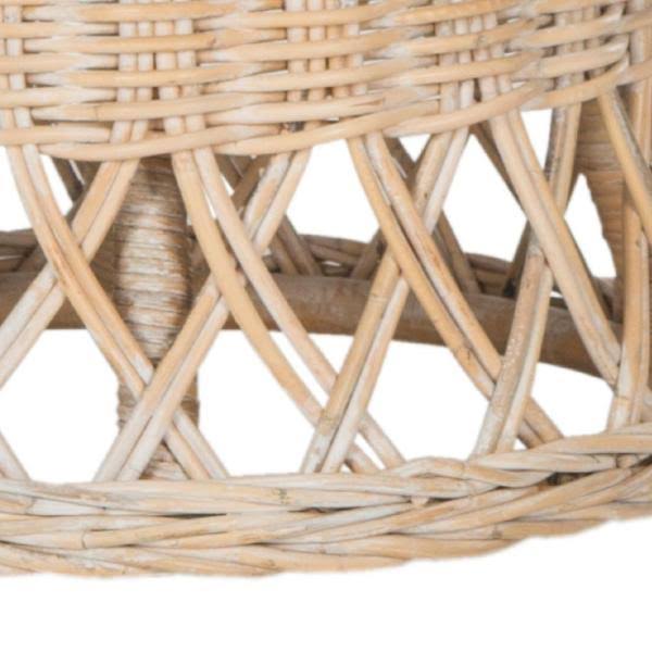 Natural Wicker Round Table Q70344