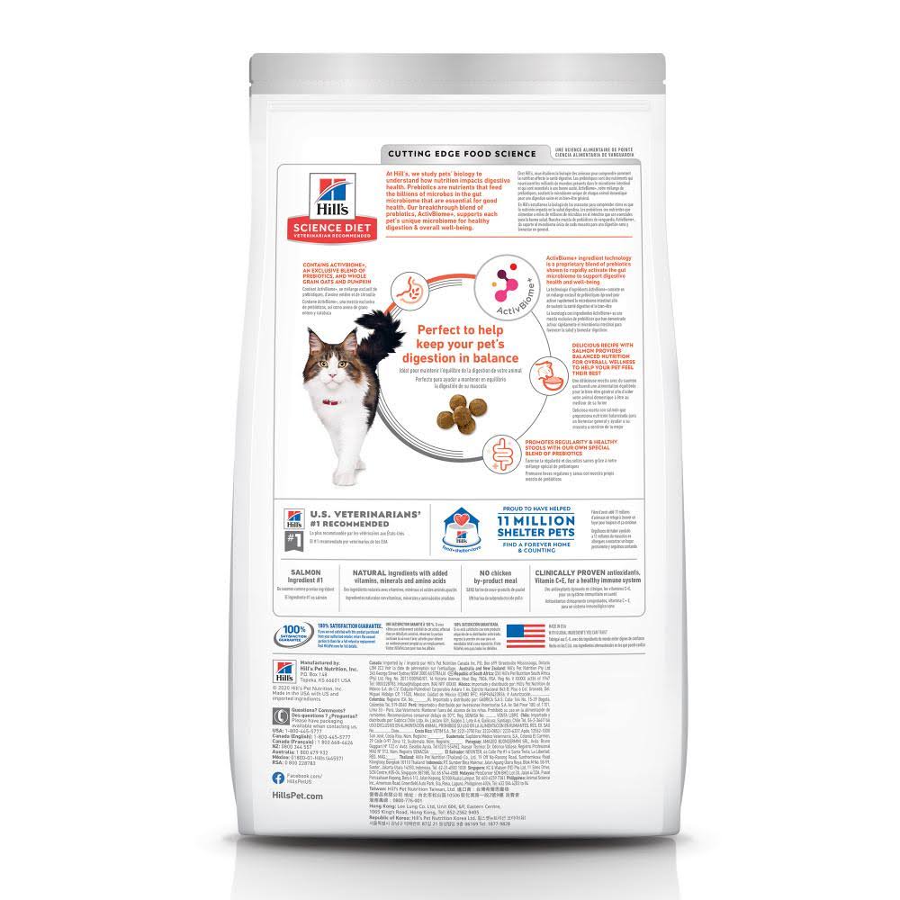 Adult Salmon Dry Cat Food 13-lb Y822