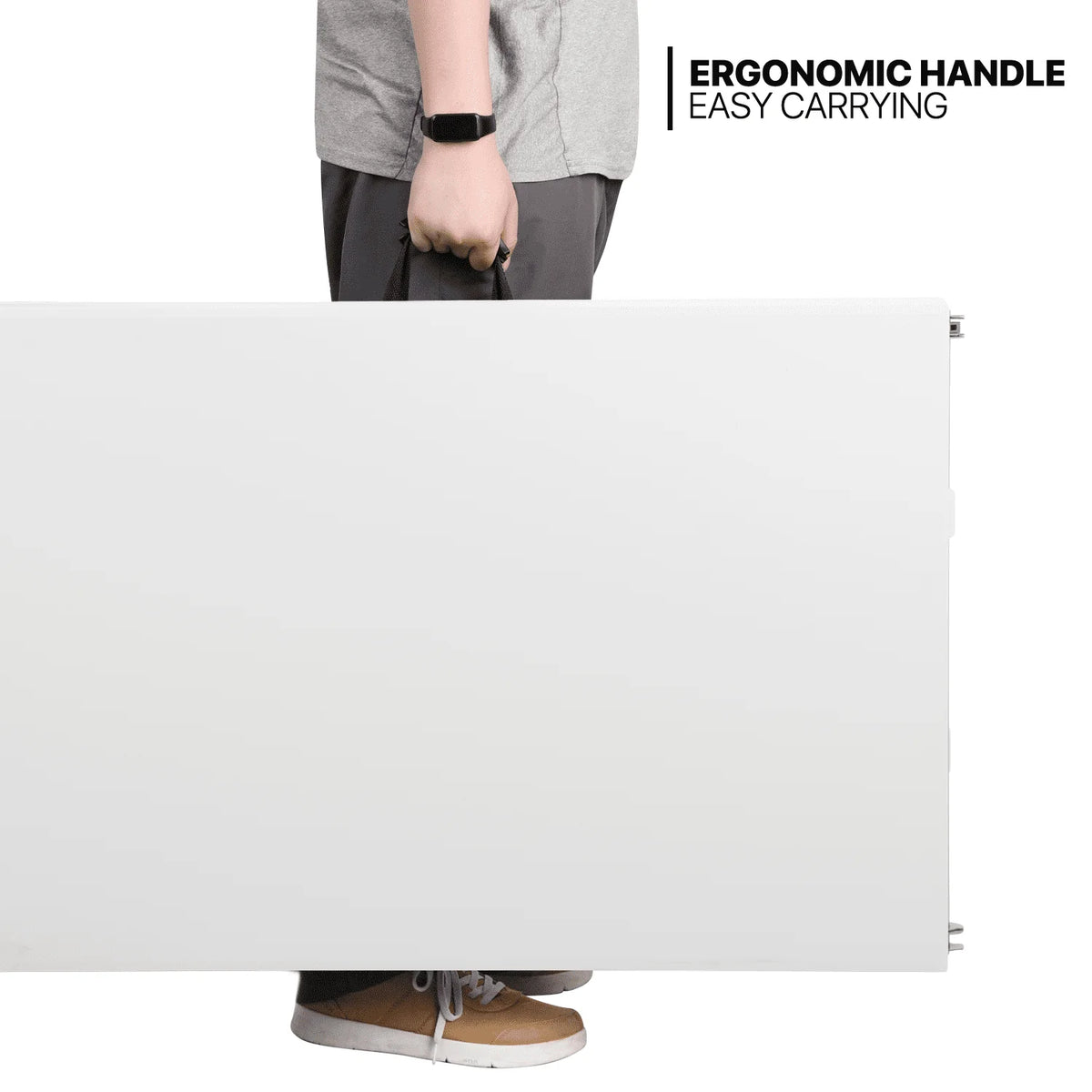 5 Pack 8Ft White Folding Plastic Utility Table V3459