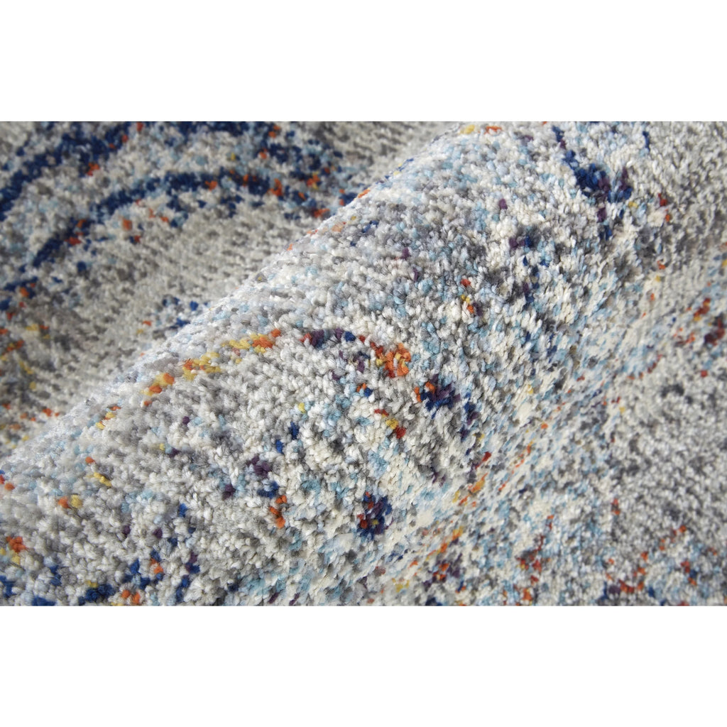 Ivory/Taupe/Blue Area Rug S76436