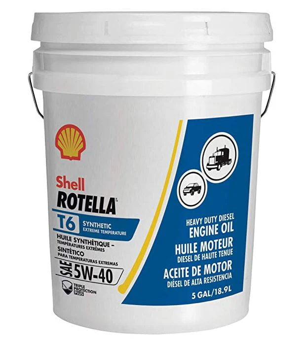 Full Synthetic 5W-40 Diesel Engine Oil, 5 Gallon B42623