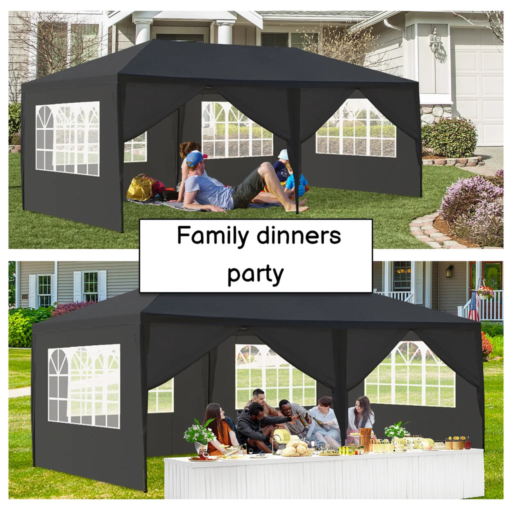 10x20ft White Party Tent Canopy L27695