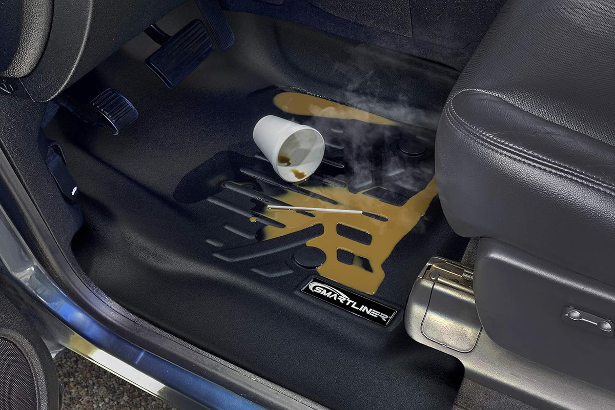Custom Fit Floor Mats 3 Row Liner Set Black B66092