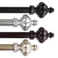 Black Adjustable Curtain Rod 28-48 inch O66695