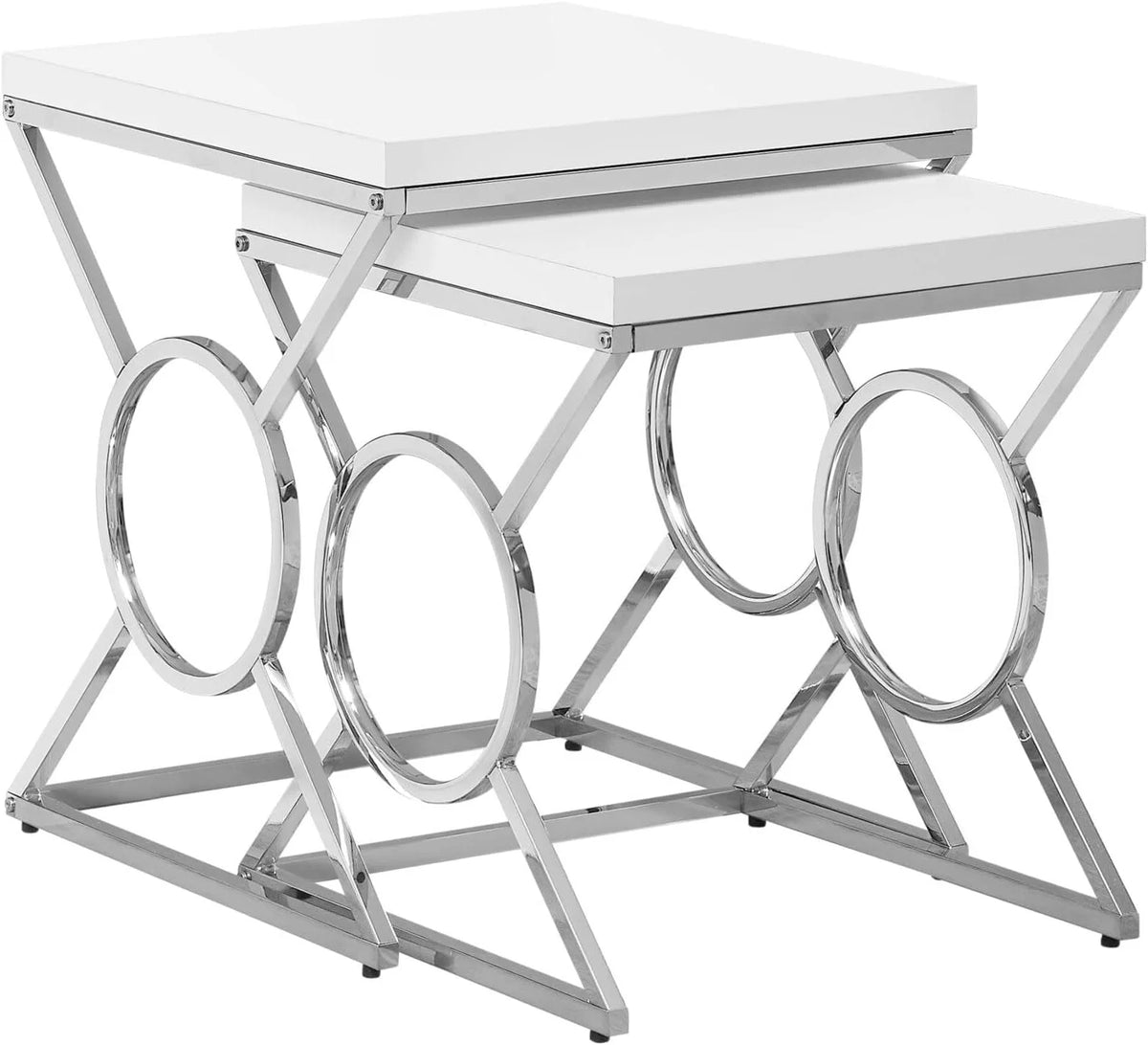 White Nesting Table M279