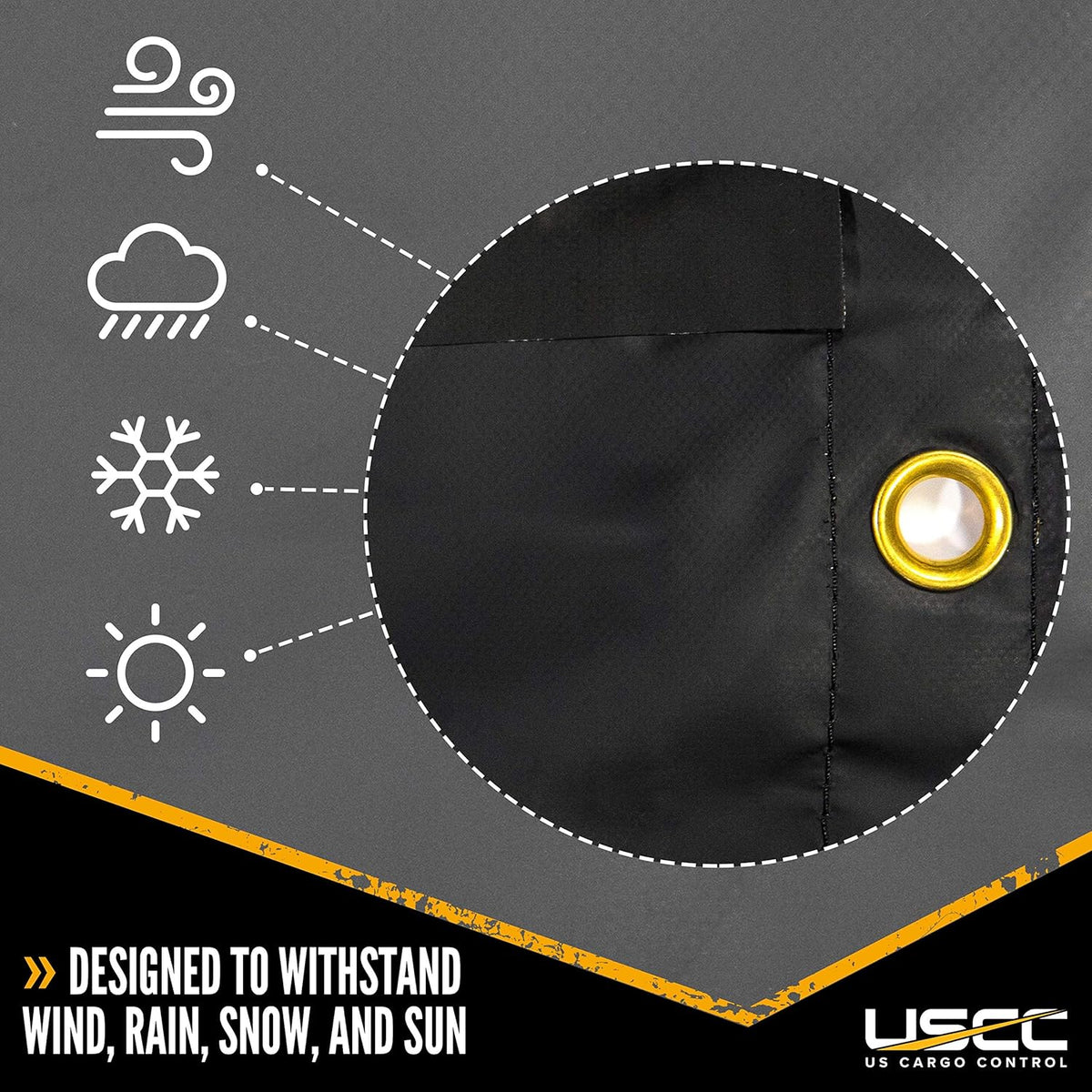Lightweight Steel Tarp - 20 Foot x 16 Foot Flatbed Tarp - 14 Ounce PVC-Coated Polyester Waterproof Material K62404